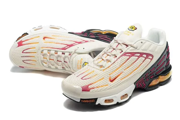 AIR MAX PLUS TN 3 'WHITE MAROON YELLOW' 4