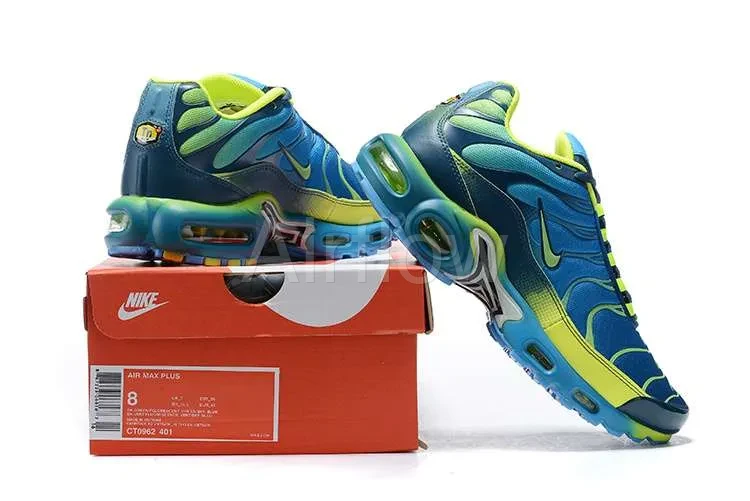 AIR MAX PLUS TN 'FADE BLUE HERO VOLT' — vista 2