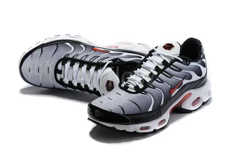 AIR MAX PLUS TN 'GREY RED WHITE' — vista 2