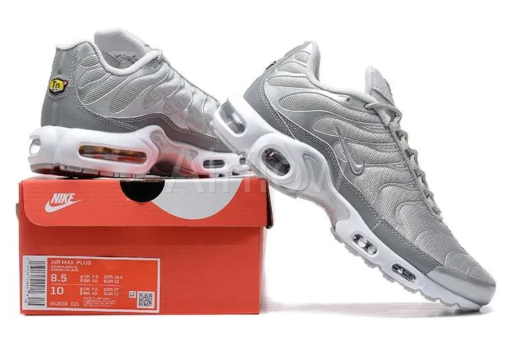 AIR MAX PLUS TN 'METALLIC SILVER WHITE' 4