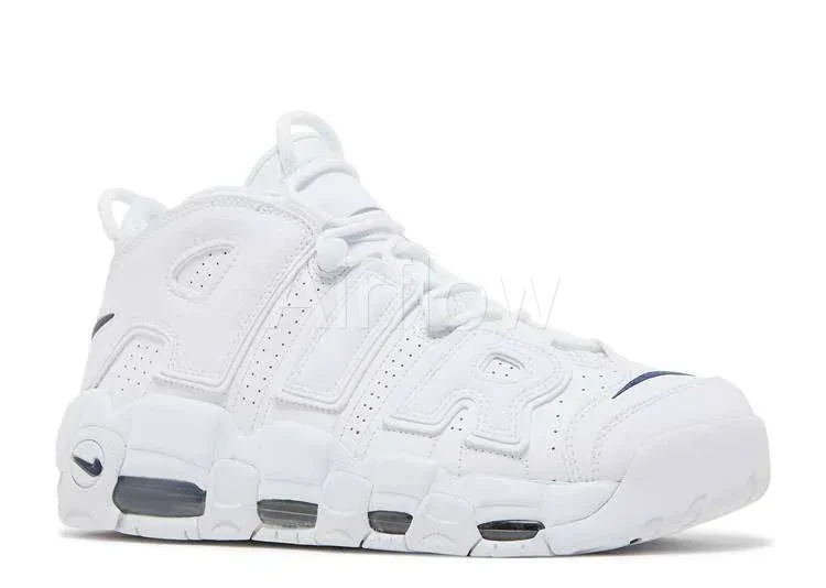 AIR MORE UPTEMPO 'WHITE MIDNIGHT NAVY' — vista 2
