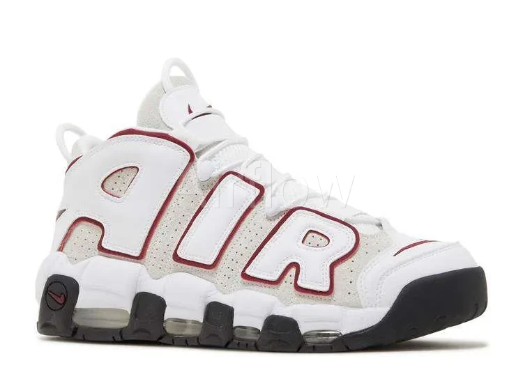 AIR MORE UPTEMPO 'WHITE TEAM RED' — vista 2