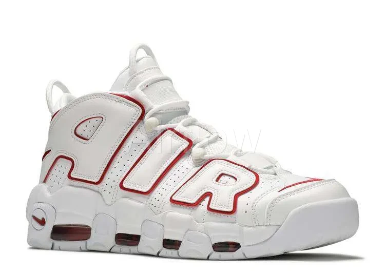 AIR MORE UPTEMPO 'WHITE VARSITY RED' — vista 2