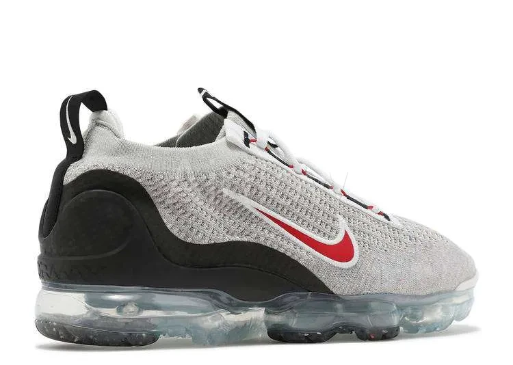 AIR VAPORMAX 2021 FLYKNIT 'LIGHT BONE UNIVERSITY RED' — vista 2