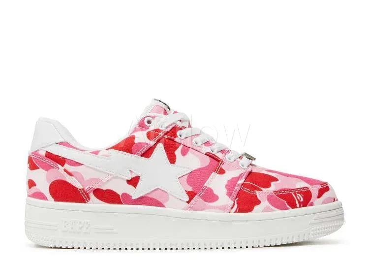 BAPESTA 'ABC CAMO PINK'