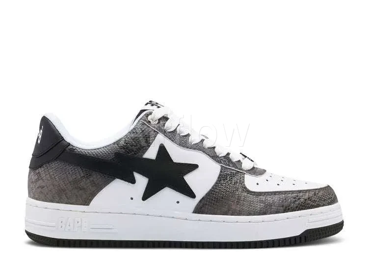 BAPESTA 'BLACK SNAKESKIN'