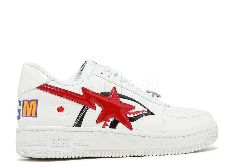 BAPESTA 'SHARK FACE WHITE' 3