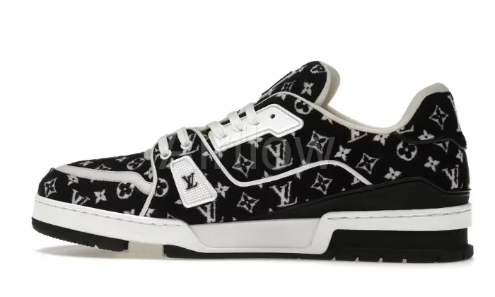 Black Monogram Textile