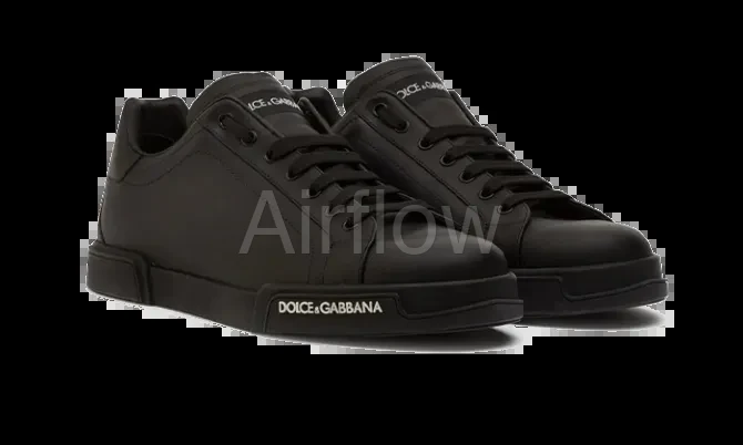 Calfskin nappa Portofino sneakers Black 3