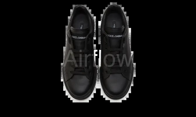 Calfskin nappa Portofino sneakers Black 4