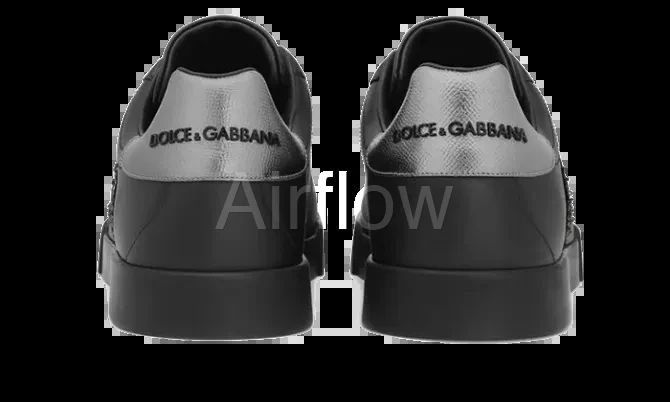 Calfskin nappa Portofino sneakers with crown patch Black 3