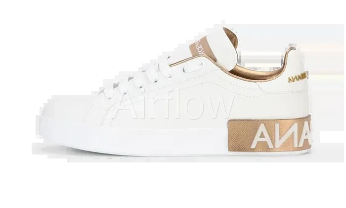 Calfskin Portofino sneakers White Gold
