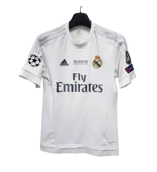Camiseta Retro Real Madrid 15/16 1ª Equipación – Edición Final Champions League