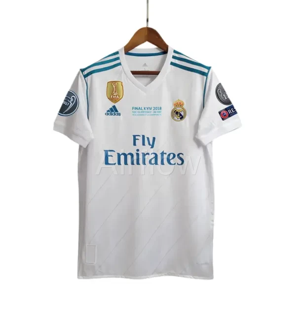 Camiseta Retro Real Madrid 17/18 1ª Equipación – Edición Final Champions League