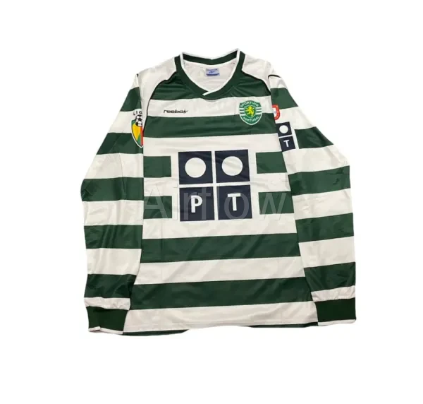 Camiseta Retro Sporting de Lisboa 02/03 manga larga