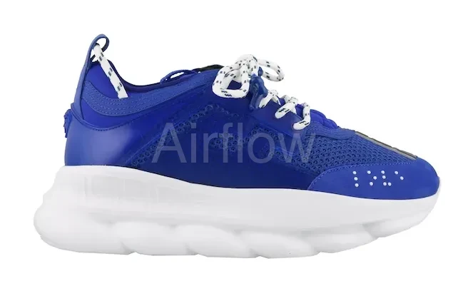 Chain Reaction Blue Mesh Rubber Suede 3