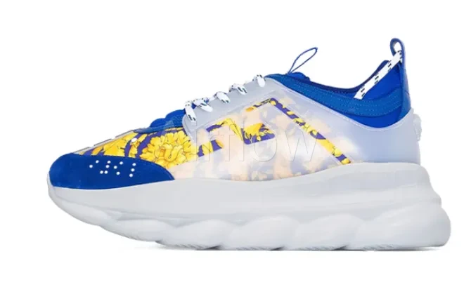 Chain Reaction White Blue Yellow — vista 2