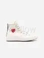 Comme Des Garçons Play x Converse Blancas — vista 2
