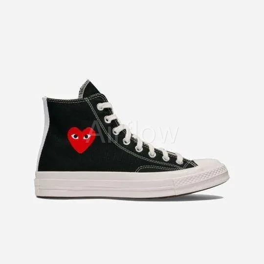 Comme Des Garçons Play x Converse Negras