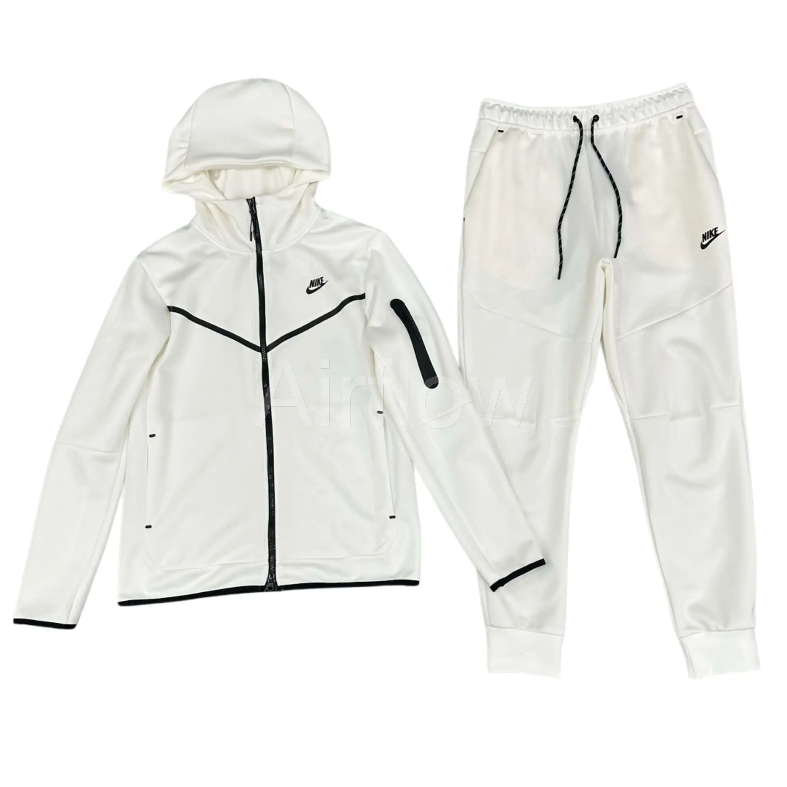 Conjunto NIKE TECH Fleece "Blanco" Algodon Real