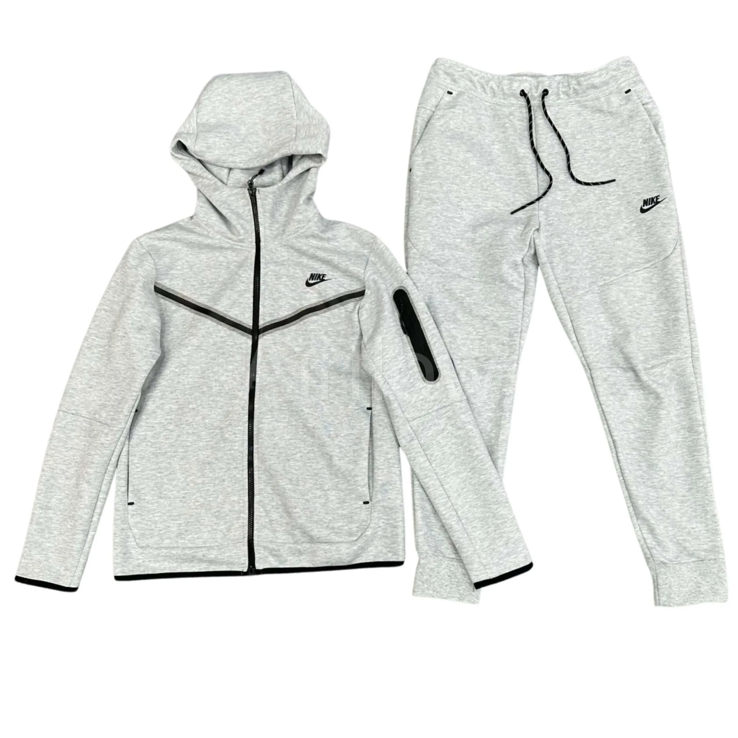 Conjunto NIKE TECH Fleece "Gris" Algodón Real