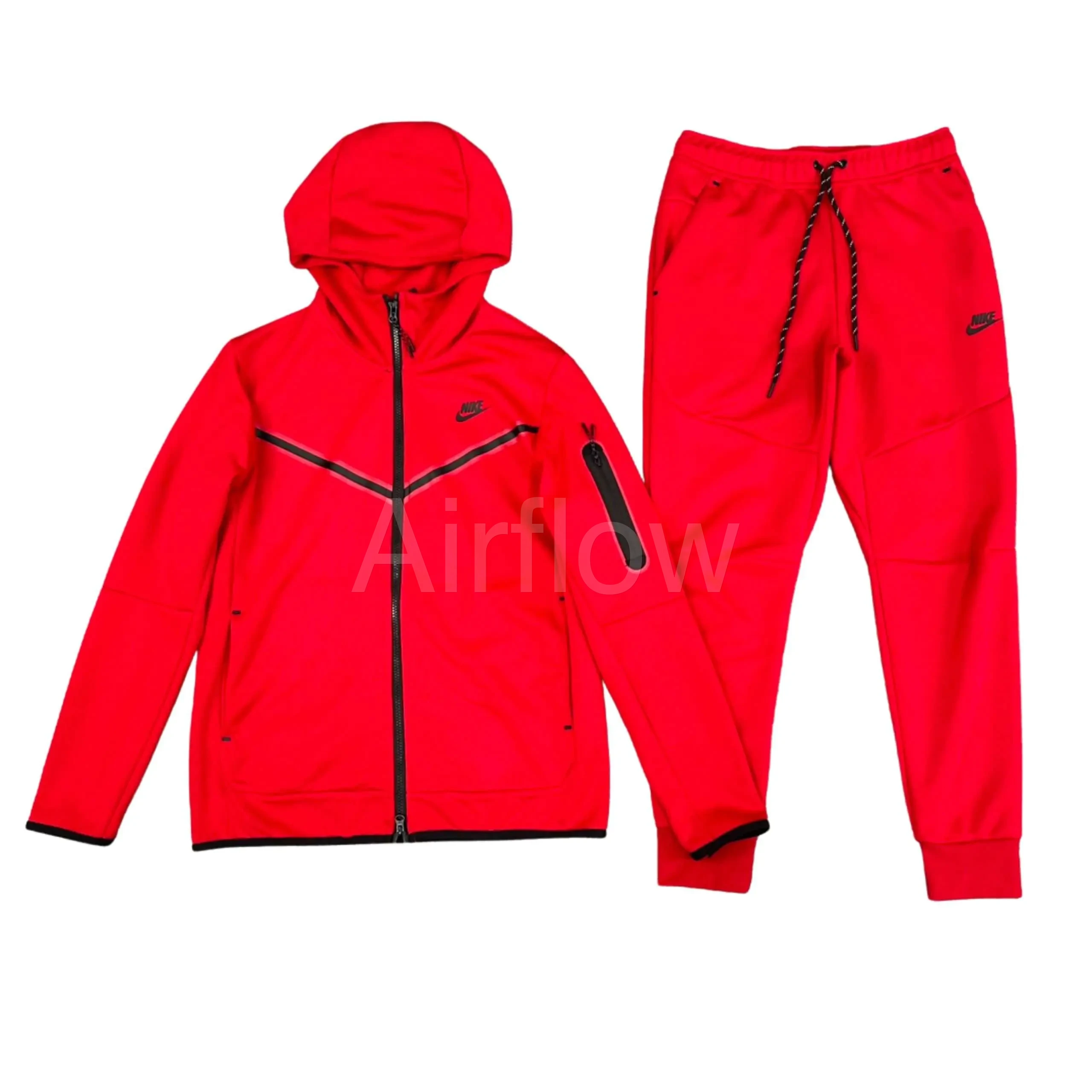 Conjunto NIKE TECH Fleece "Rojo" Algodón Real