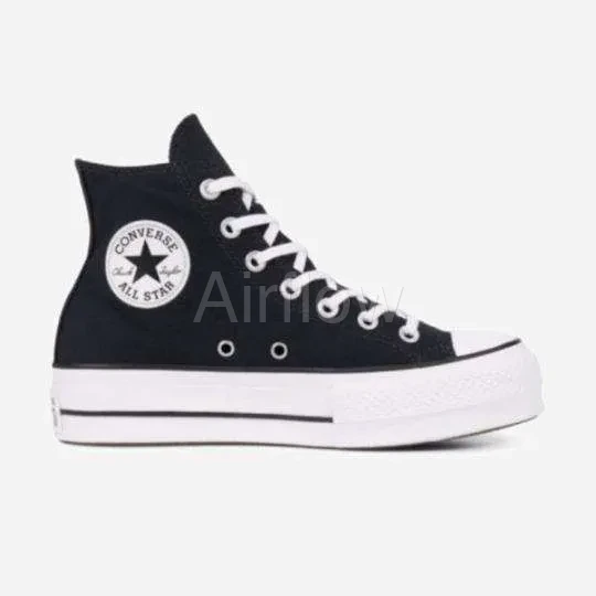 Converse All Star- Negras Altas Plataforma