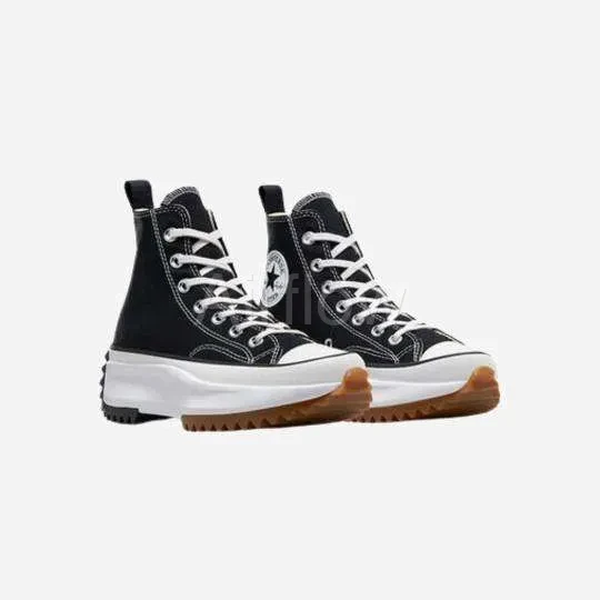 Converse All Star- Negras Canvas Platform — vista 2