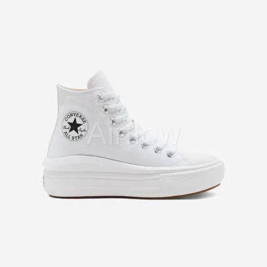 Converse All Star- Platform Seasonal Blancas — vista 2
