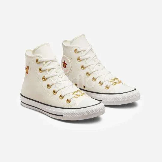 Converse All Star- Valentines Blancas — vista 2