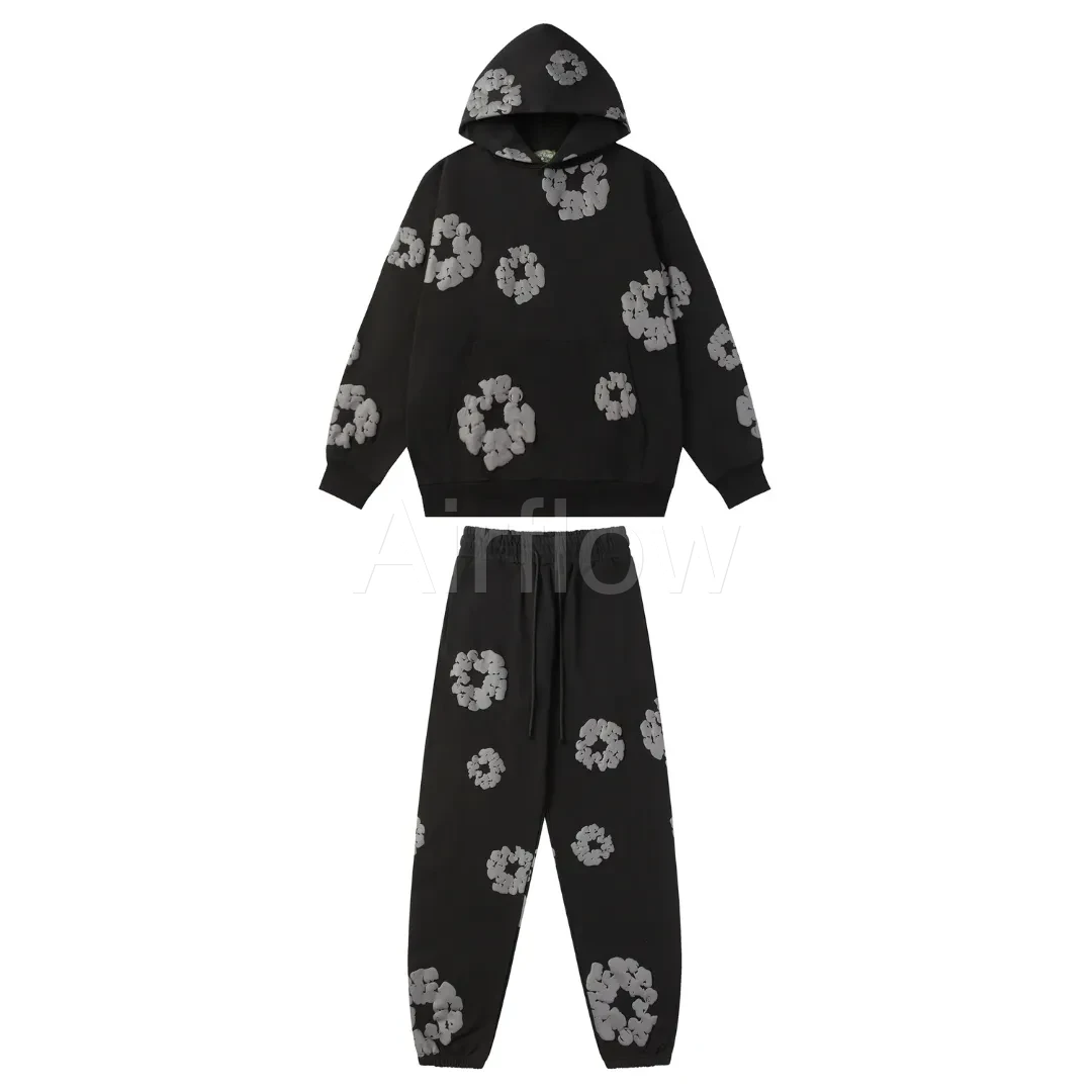 Denim Trs Black Grey Tracksuit