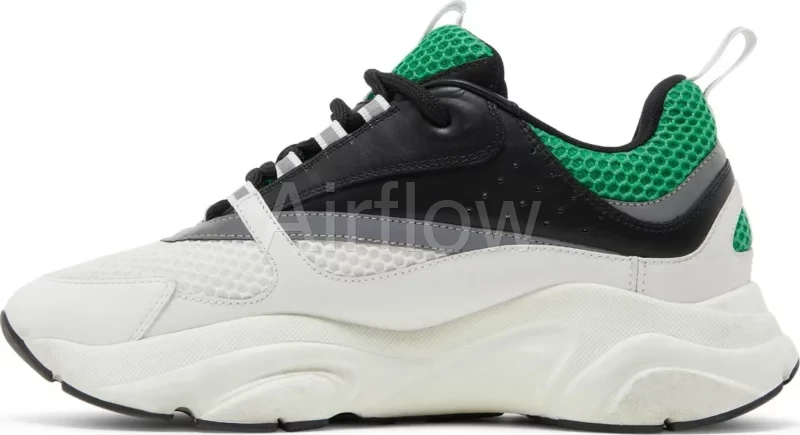 DIOR B22 'WHITE BLACK GREEN' — vista 2