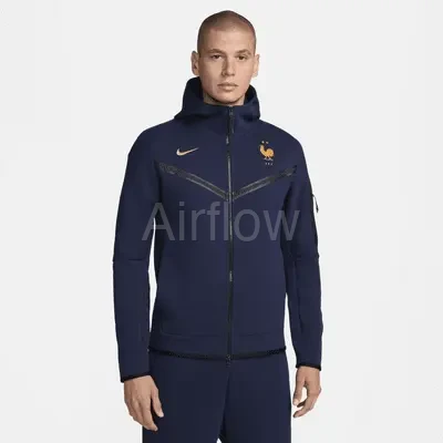 FFF Tech Fleece Windrunner Sudadera con capucha y cremallera completa Nike Football – Hombre