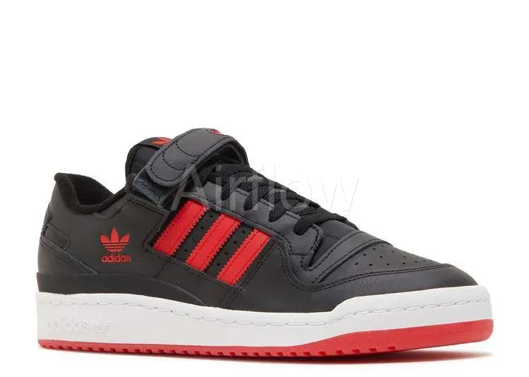 FORUM LOW 'BLACK VIVID RED' — vista 2