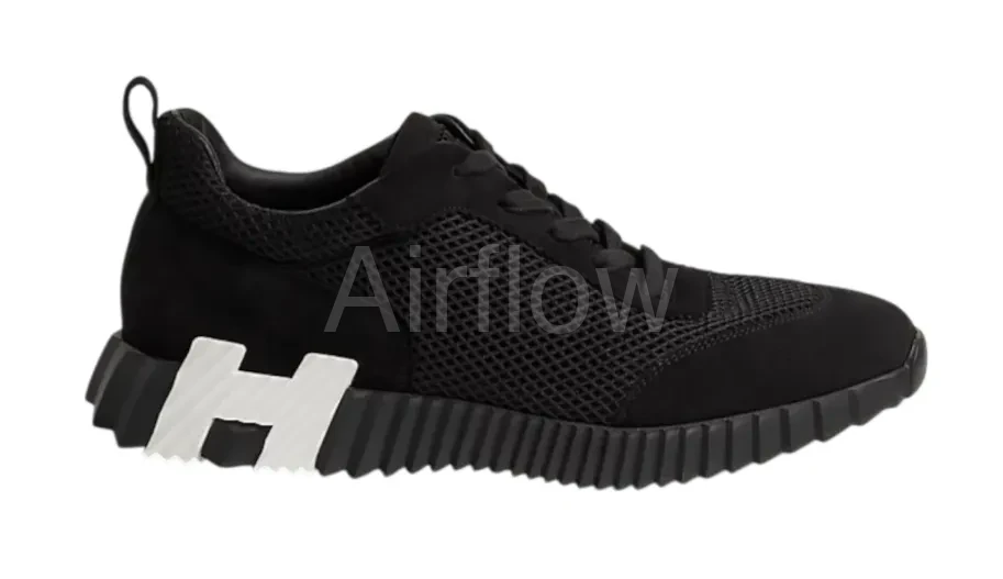 Hermes Bouncing Sneaker "Black/White/Grey"
