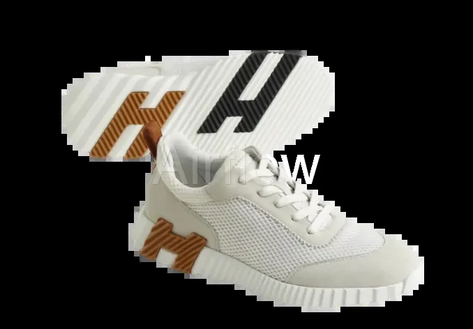 Hermes Bouncing Sneaker "Blanc Brown"