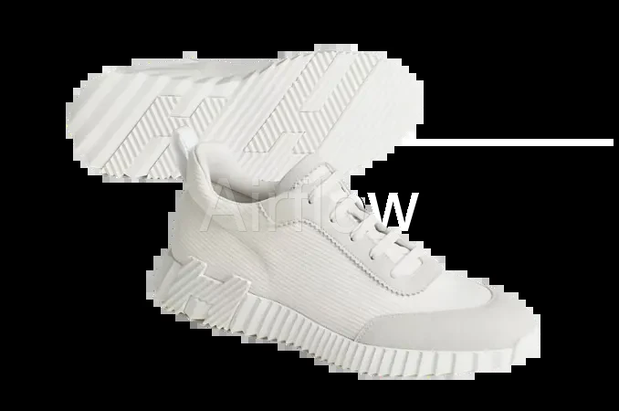 Hermes Bouncing Sneaker Triple White