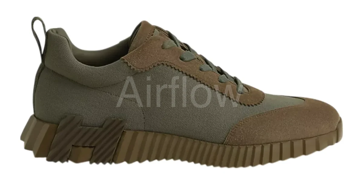 Hermes Bouncing Sneaker "Vert Toundra/Green"