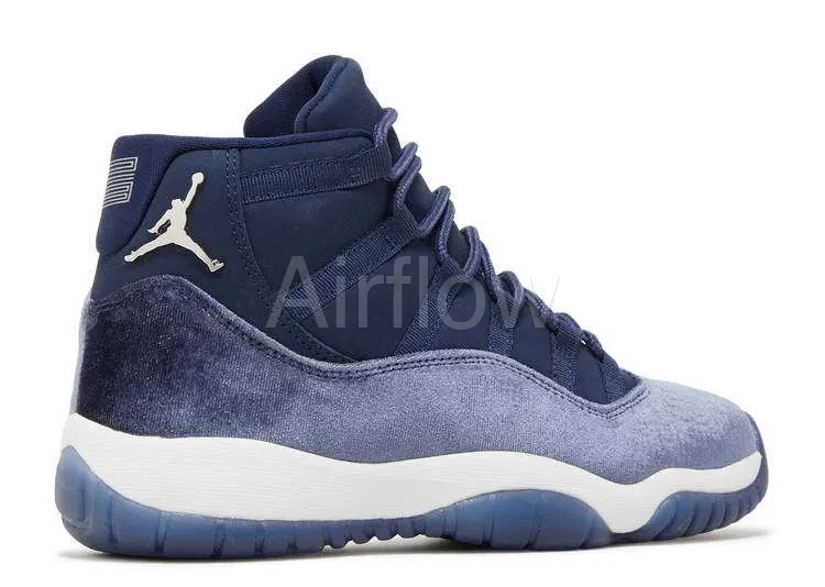 JORDAN RETRO 11 'MIDNIGHT NAVY VELVET' 3