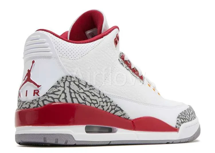 JORDAN RETRO 3 'CARDINAL RED' 3