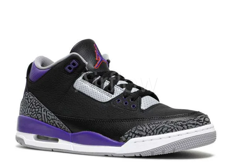 JORDAN RETRO 3 'COURT PURPLE' — vista 2