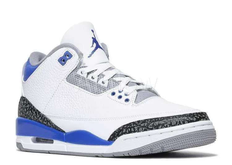 JORDAN RETRO 3 'RACER BLUE' — vista 2