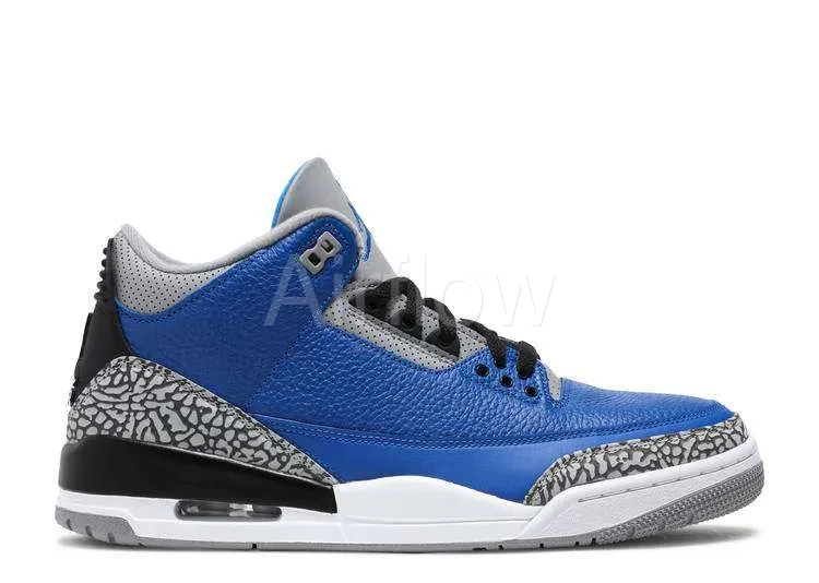 JORDAN RETRO 3 'VARSITY ROYAL'