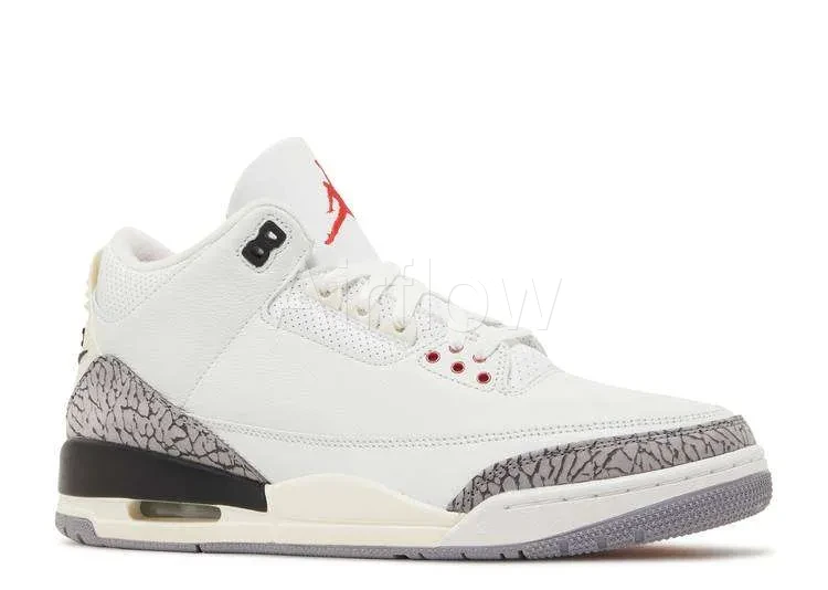 JORDAN RETRO 3 'WHITE CEMENT REIMAGINED' — vista 2