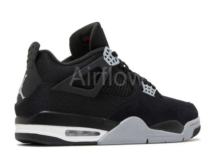 JORDAN RETRO 4 'BLACK CANVAS' 3