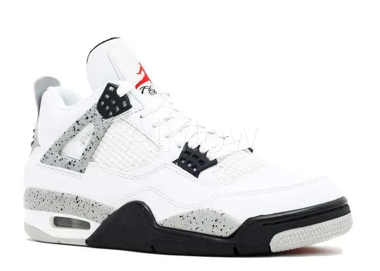JORDAN RETRO 4 'WHITE CEMENT' — vista 2