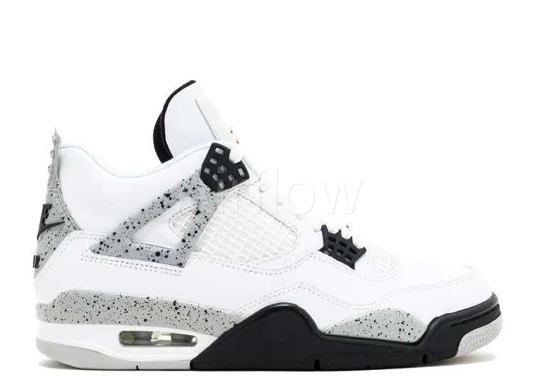 JORDAN RETRO 4 'WHITE CEMENT'