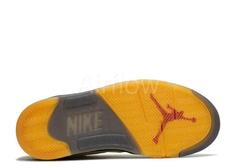 JORDAN RETRO 5 OFF-WHITE 'SAIL' 4