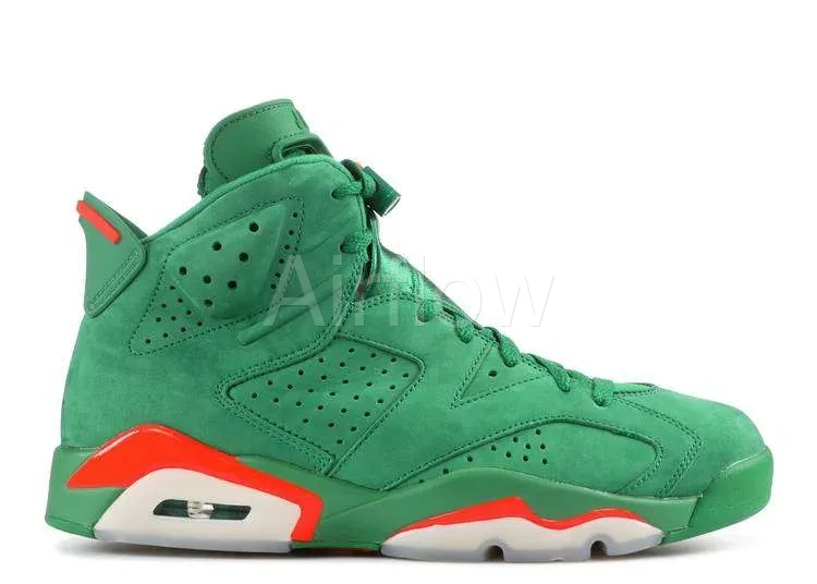 JORDAN RETRO 6 'GREEN SUEDE GATORADE'