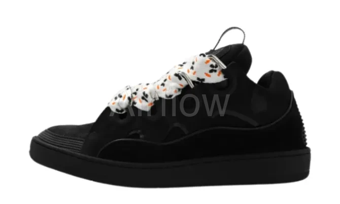 Lanvin Curb Black & White Latches — vista 2